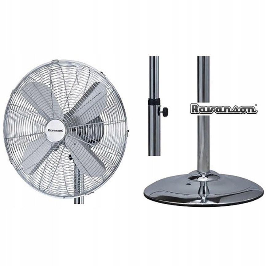 Floor fan Ravanson Perfect WT-7040S Inox silver/grey Dominant color silver/gray