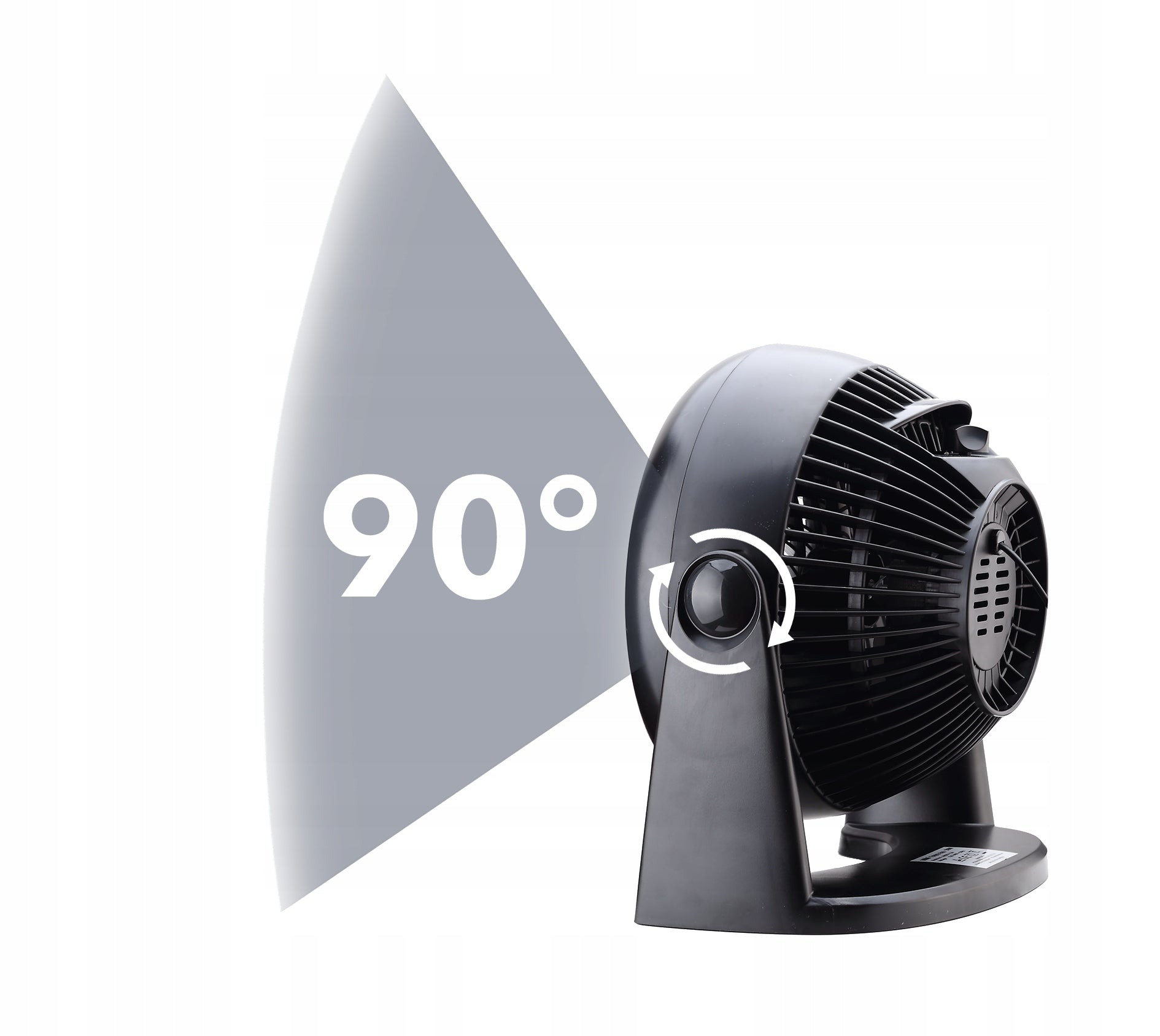 Floor fan desk fan EBERG quiet strong wall 50W up to 90° Fan type table
