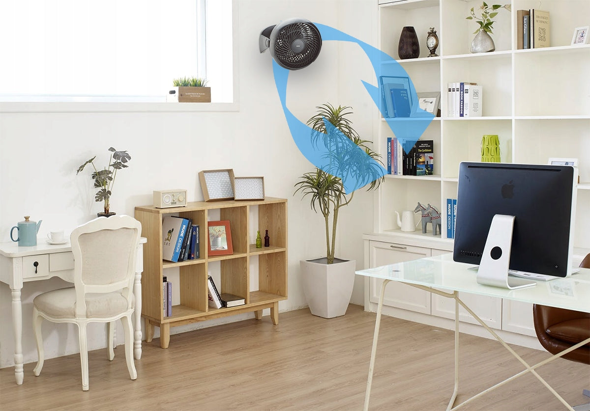 Floor fan desk fan EBERG quiet strong wall 50W up to 90° Functions none tilt angle adjustment