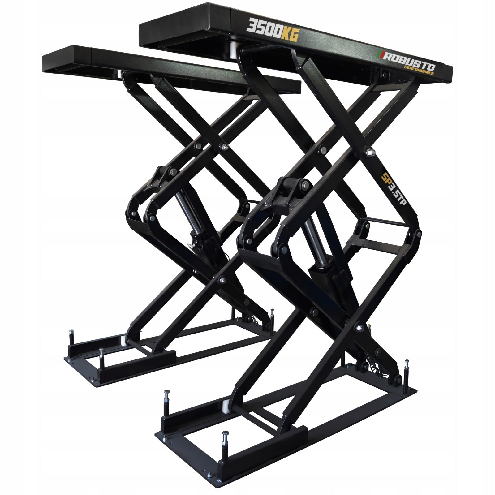Floor lift scissor 3500kg 230V SP3.5TP + OIL 15L ROBUSTO Manufacturer code SP3.5TP