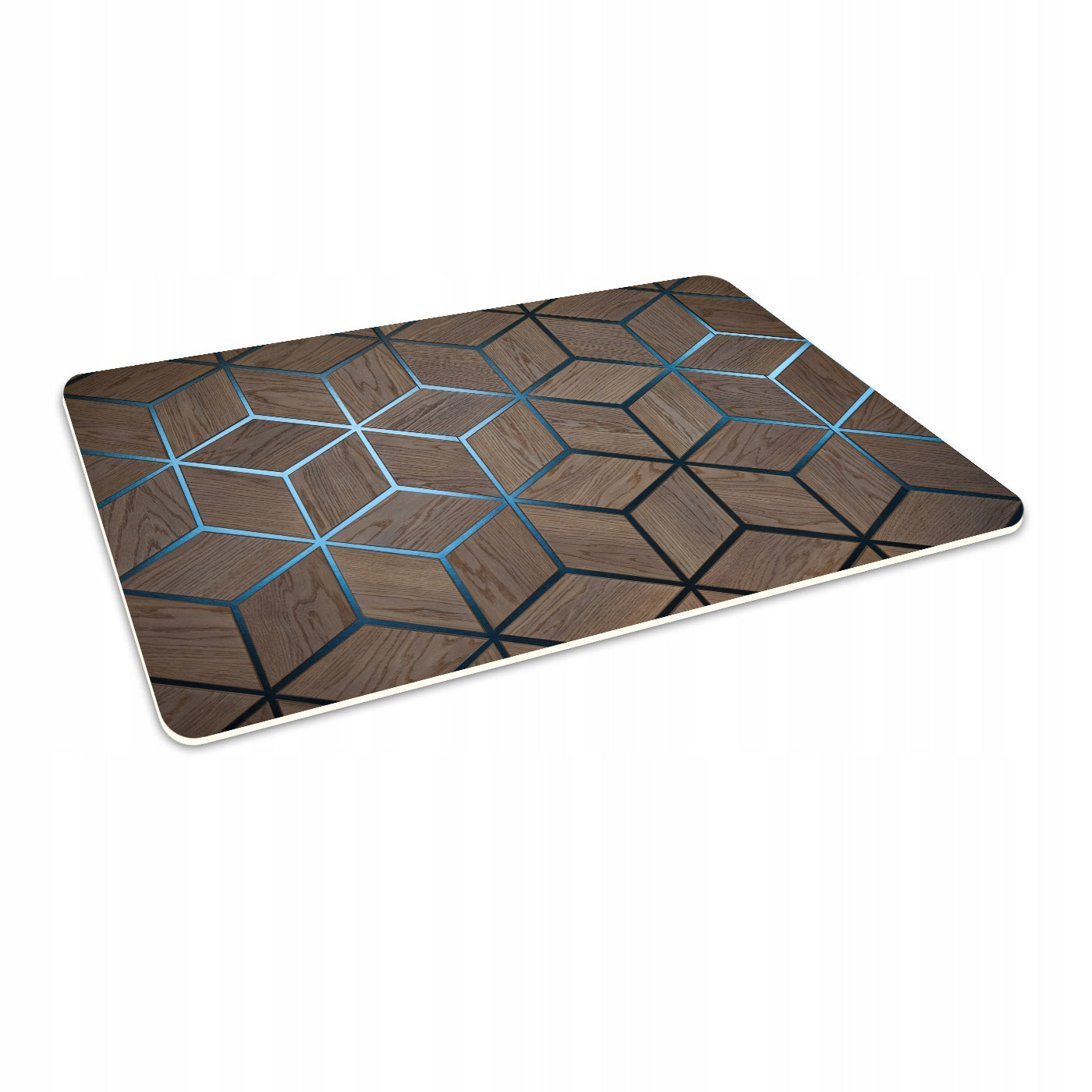Floor mat for armchair 140cm 3D cubes 2,2mm