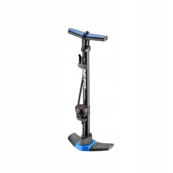 Floor pump BETO clamp AV,DV,FV CF2SGN black+blue