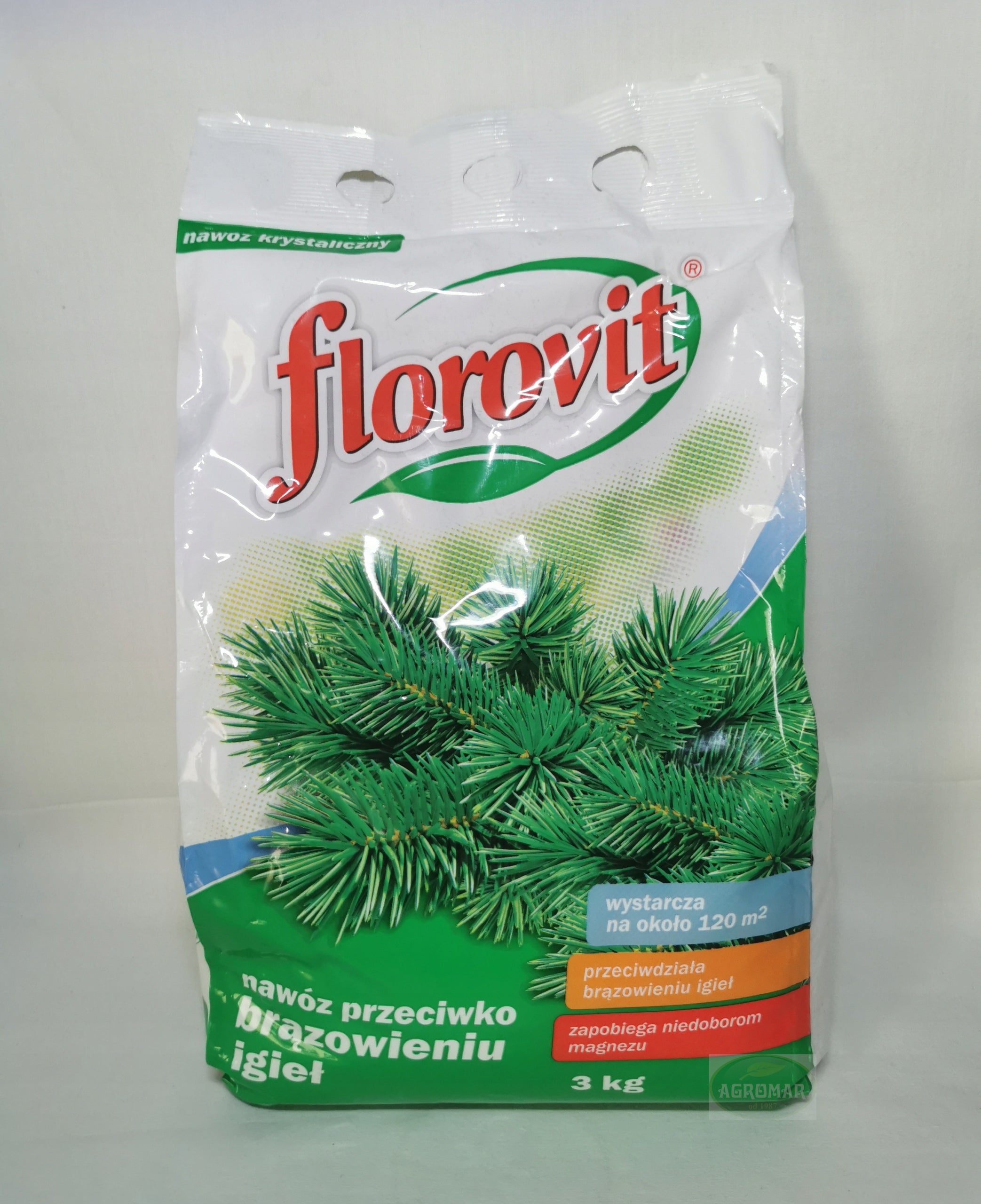 Florovit Anti-Browning Needle Fertilizer 3kg Magnesium Sulfate Multicomponent Volume 3 l