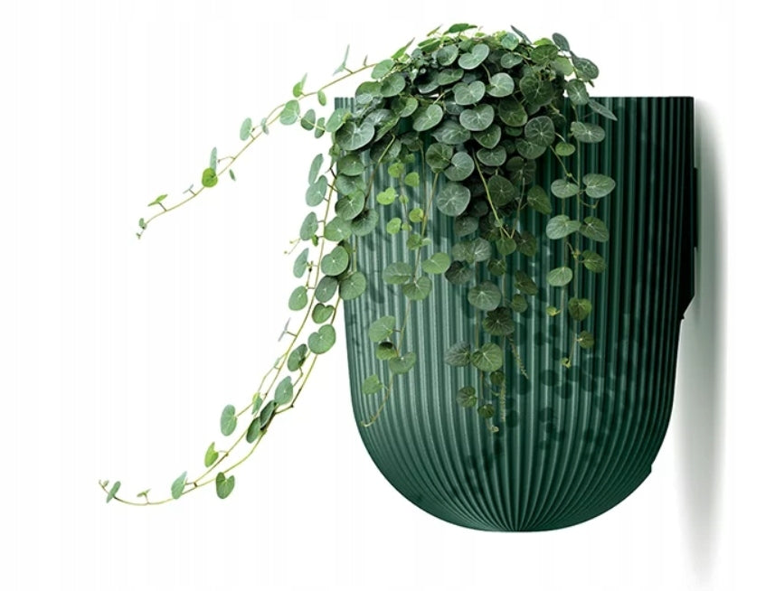 Flower pot HANGING round MILLY WALL white wall cover mount Manufacturer code DMIW150-S449