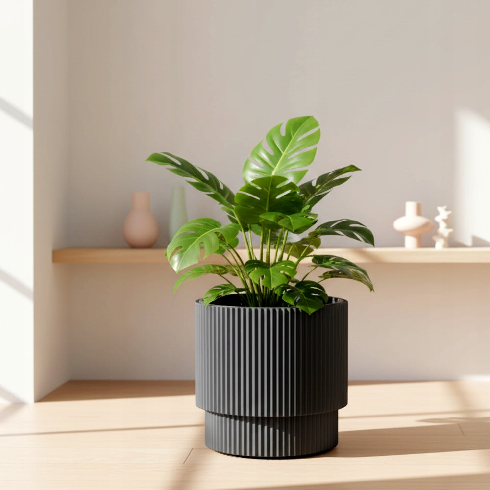 Flower pot Milly DBMIN300 anthracite 17 L 29,8x29,8x28,5 cm Product height 28.5 cm