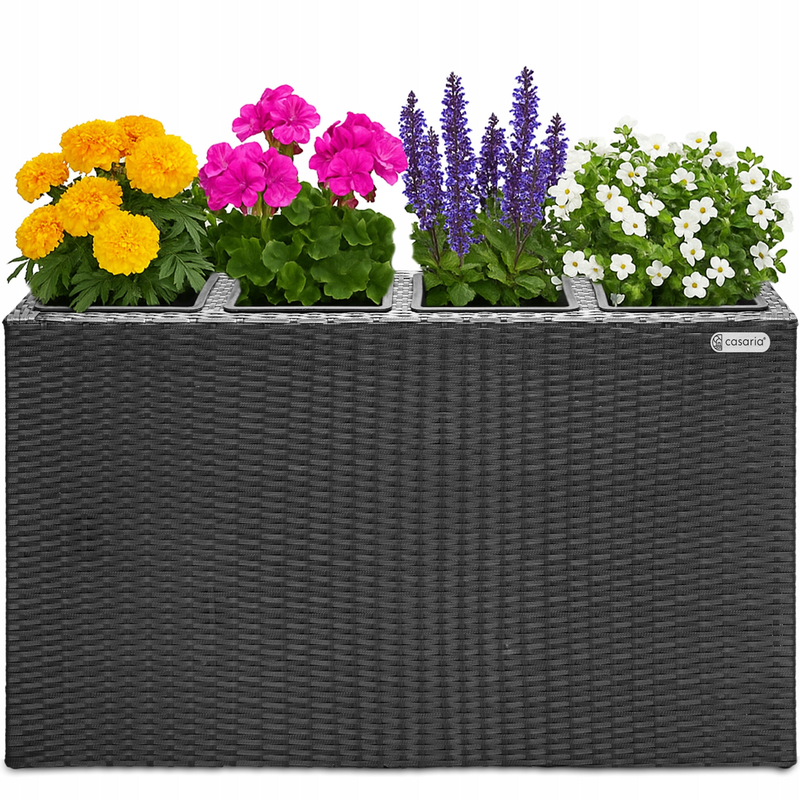 Flower pot garden planters large for balcony terraces rattan pots 95x60 EAN (GTIN) 4250525360875