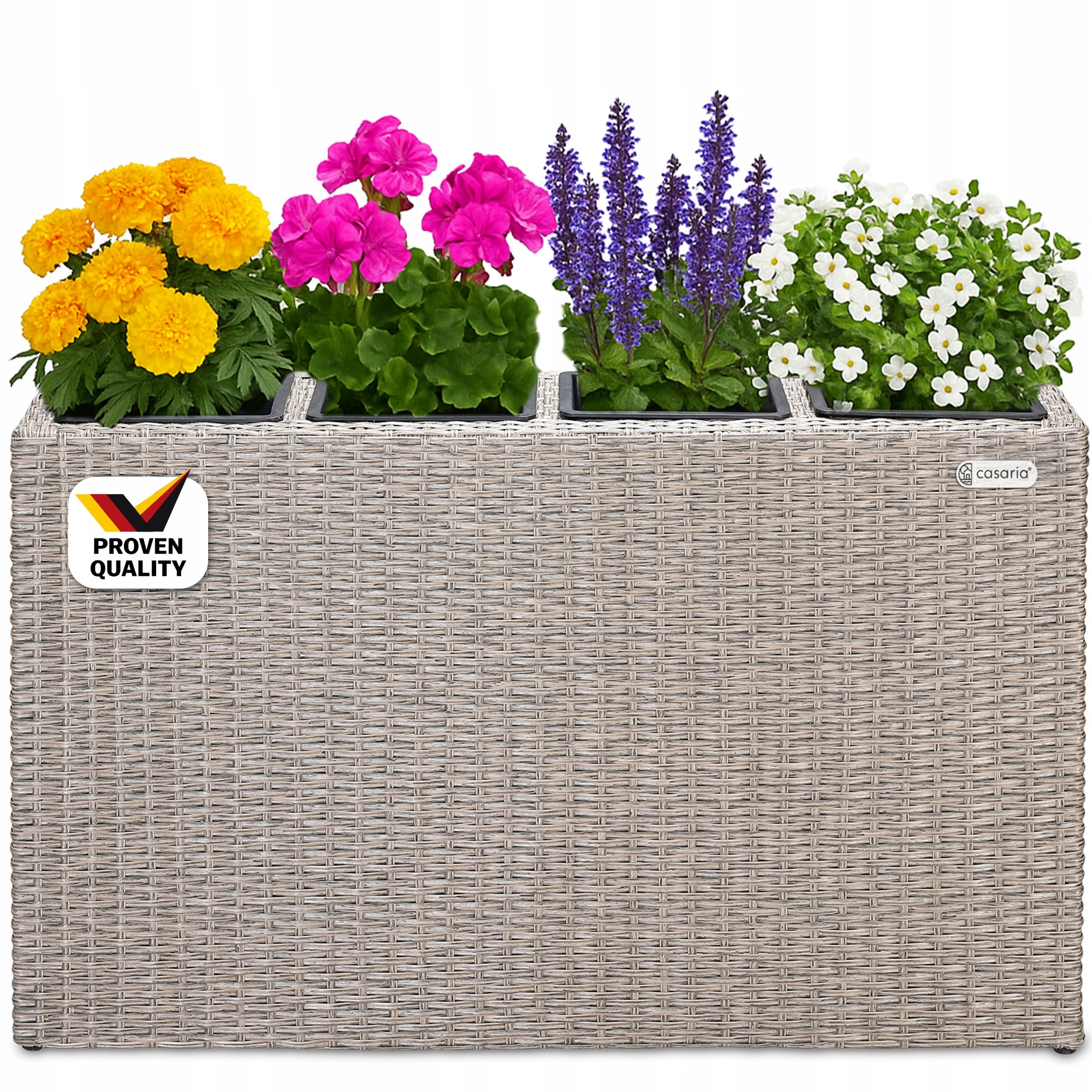 Flower pot garden planters large for balcony terraces rattan pots Manufacturer code 108079
