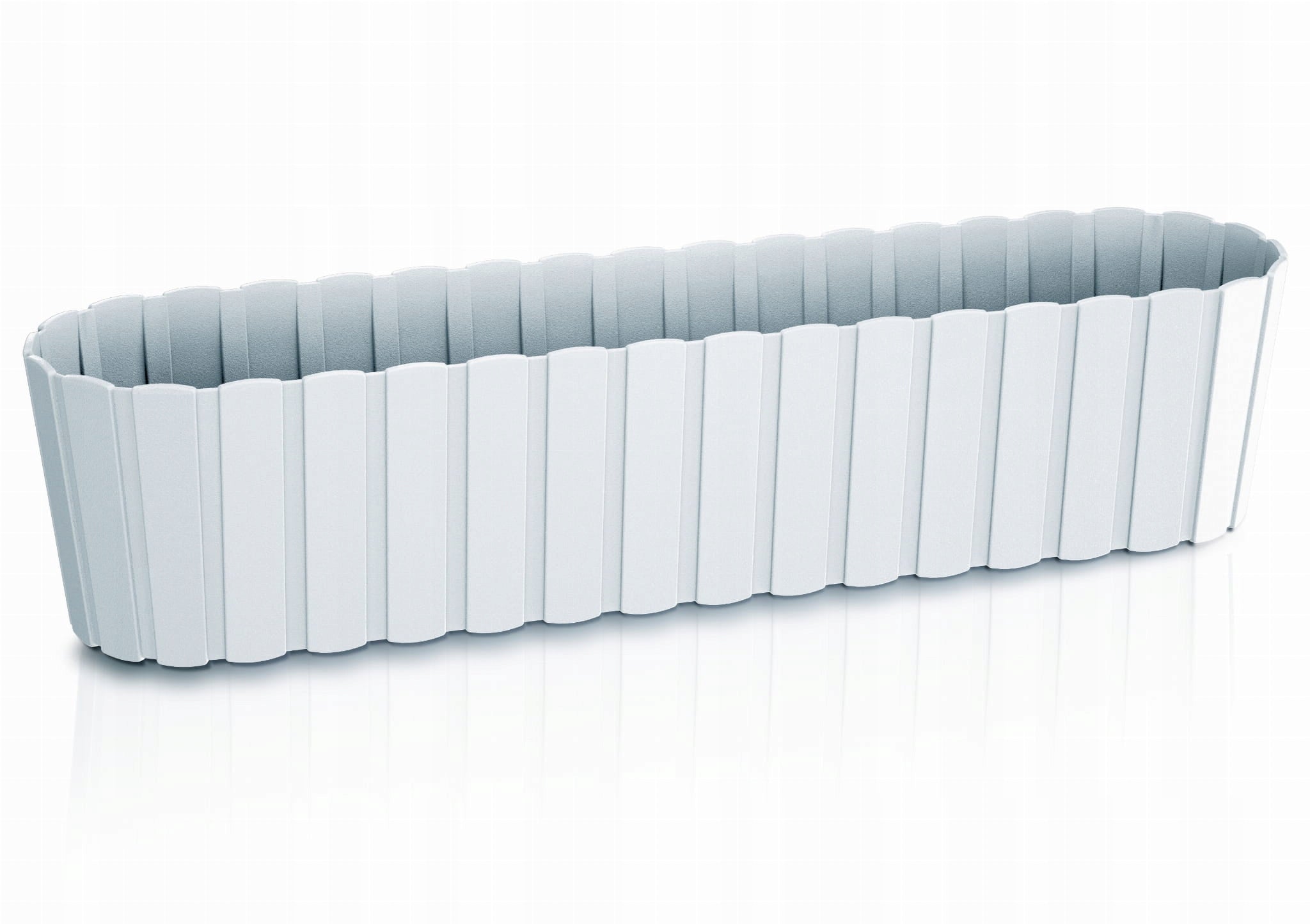 Flower pot plastic white Prosperplast 58,7 cm x 14,4 x 13 cm Color white