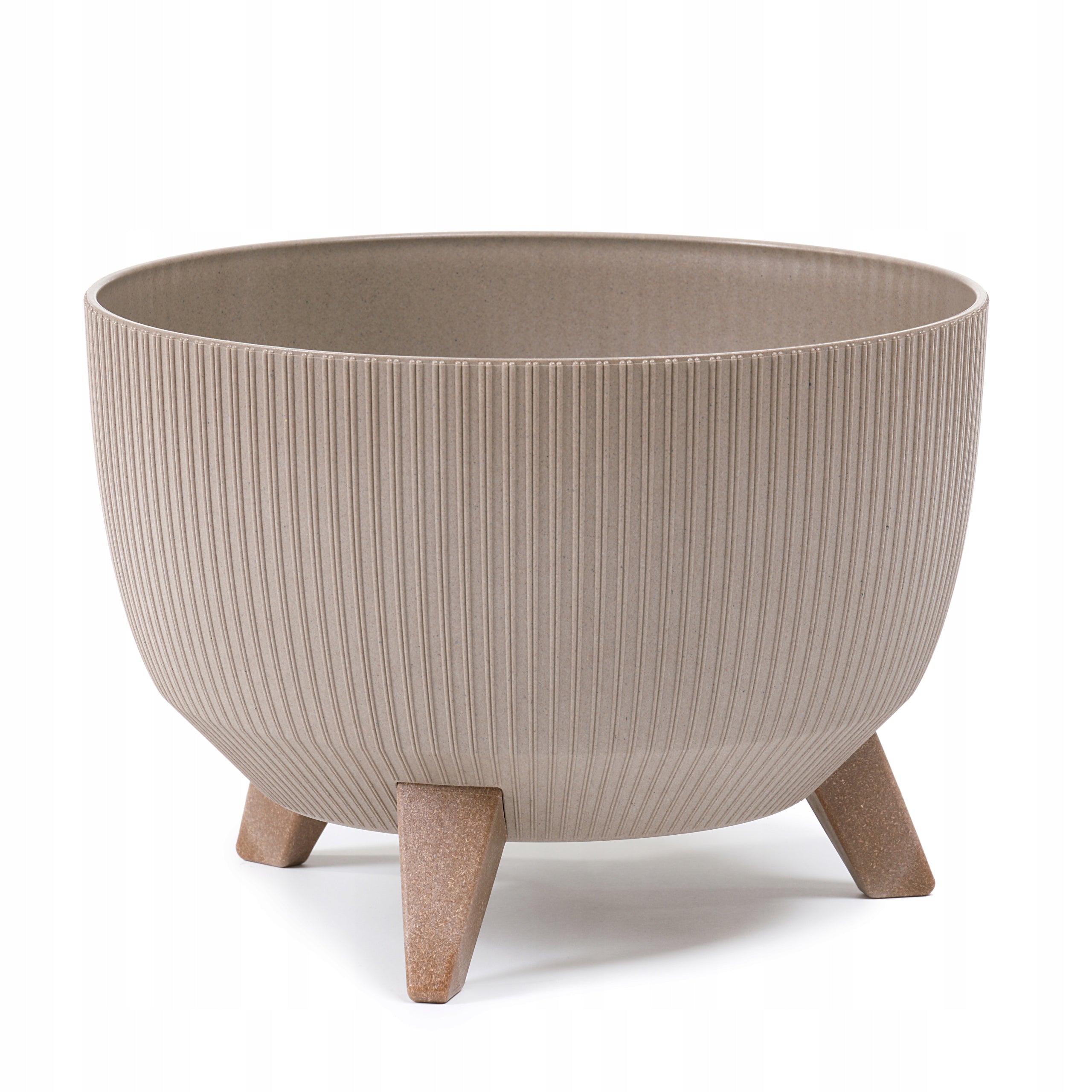 Flowerpot Bowl ROMA JUMPER eco recycled dia. 24cm, ANTHRACITE color Material synthetic material