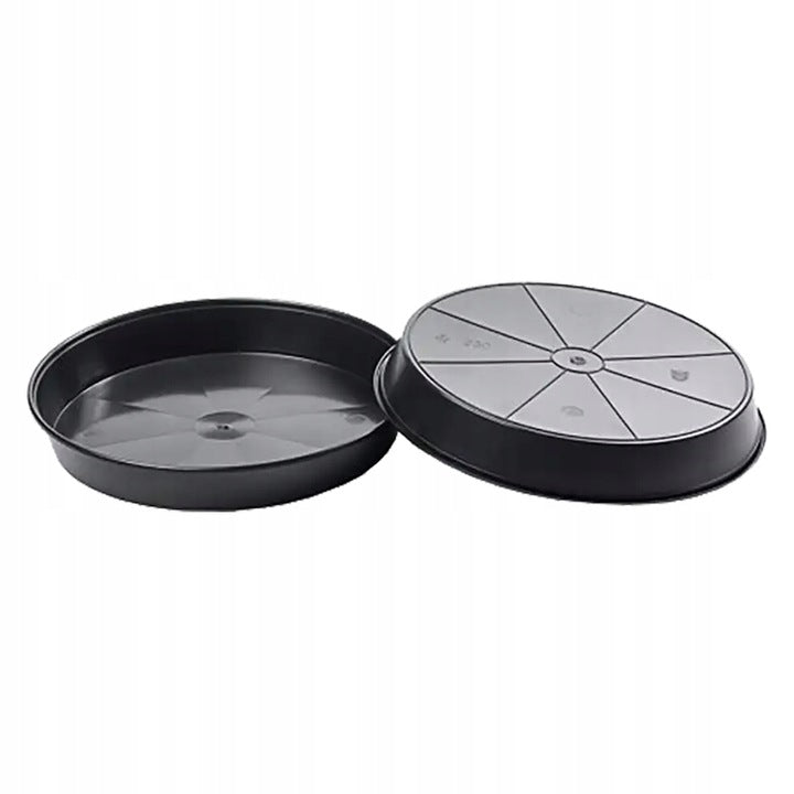 Flowerpot stand, diameter 35 cm, black - PACK OF 10. Manufacturer code Donkwiat P35 czarne produkcyjne x10