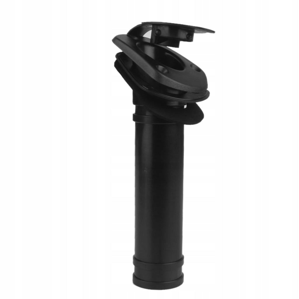 Flush mounted Fishing Rod Holder With Cap Lid Seal For Kayak Boats Black Brand no brand