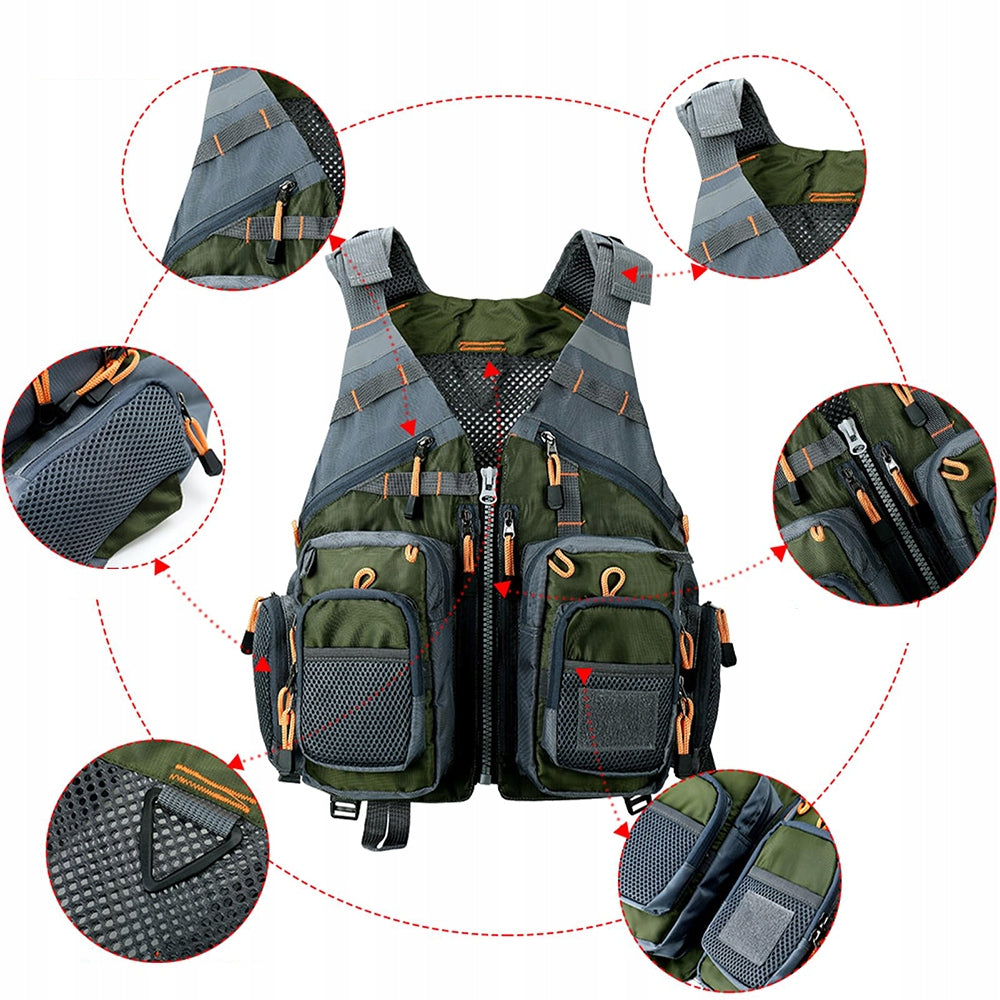 Fly Spinning Fishing Vest for Spinn Fishing Manufacturer code 56497465