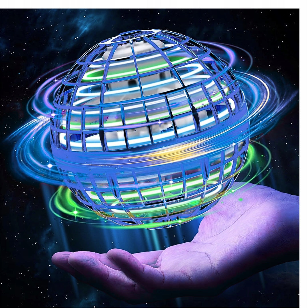 Flying Ball Glowing Magic BOOMERANG UFO DRONE Blue Manufacturer code Świecąca LATAJĄCA KULA Bumerang Ufo Dron