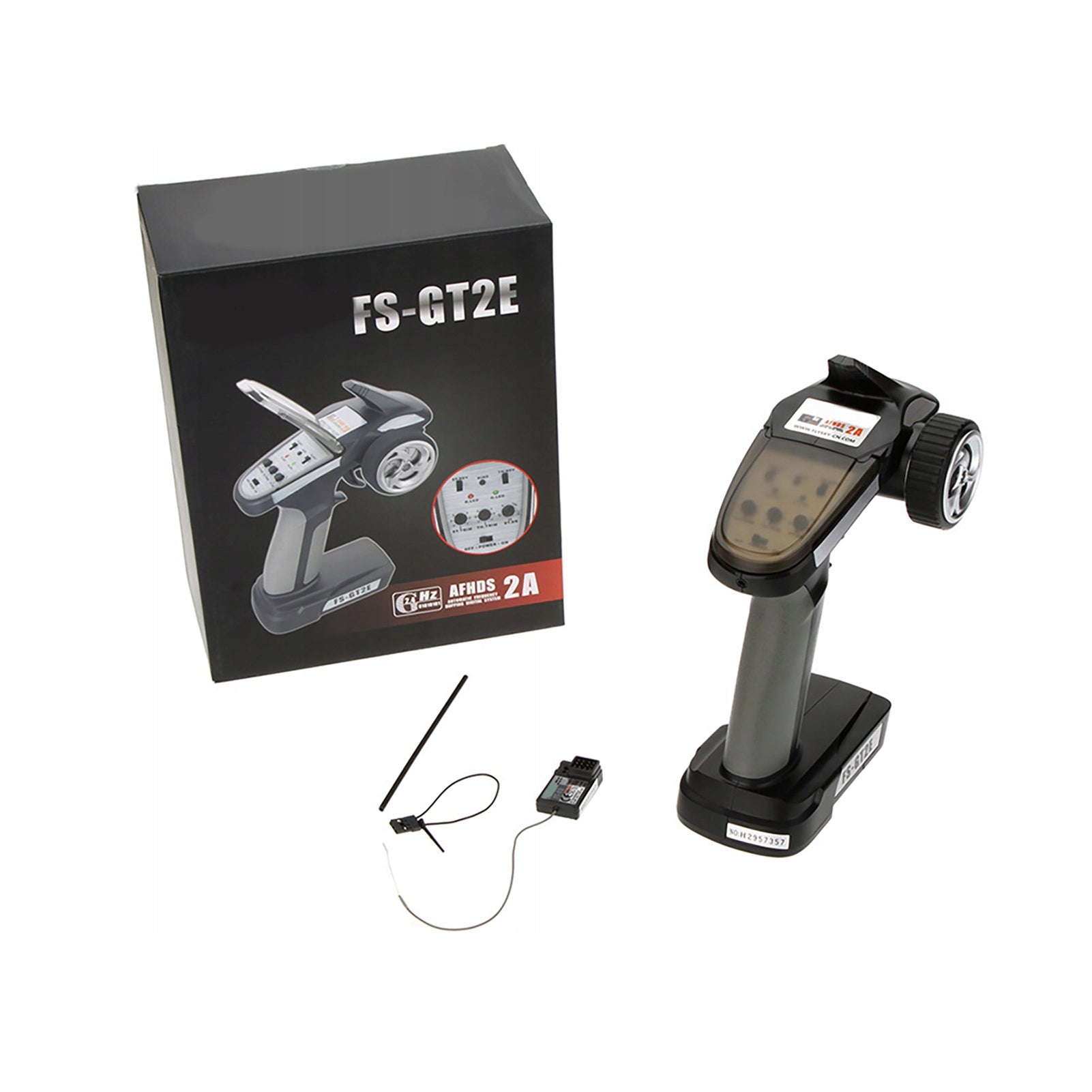 Flysky FS-GT2E AFHDS 2A 2.4GHz 2CH JI Boat Radio System Kid's age 18+ years