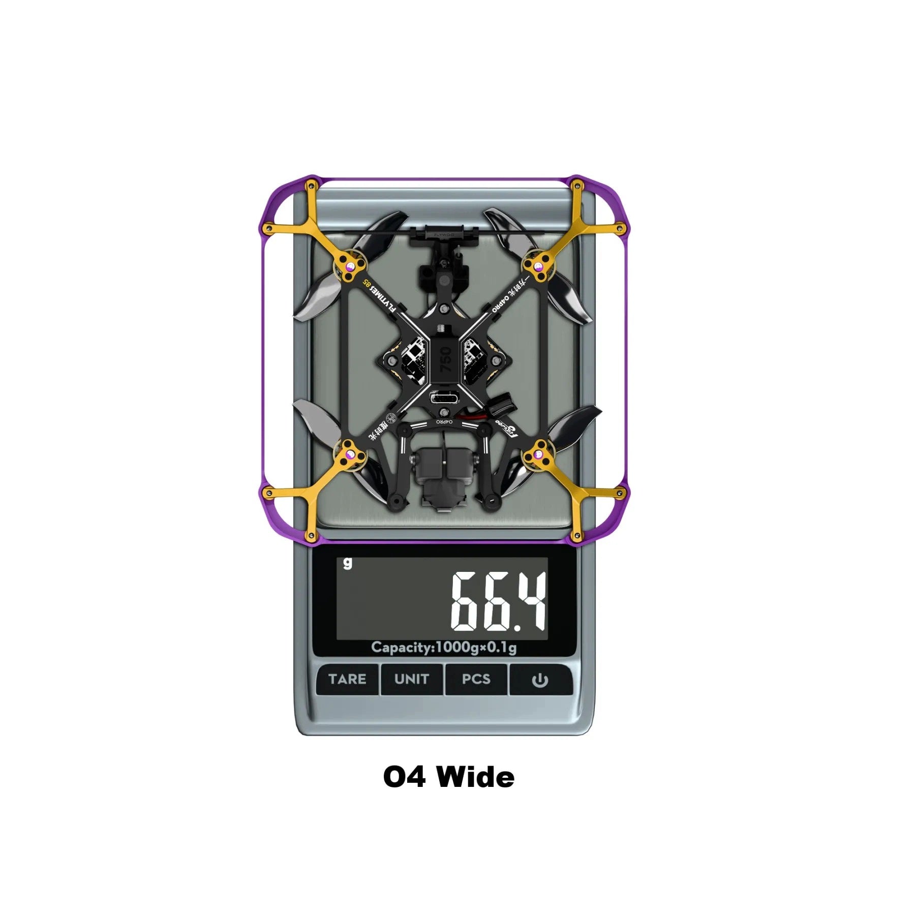 Flywoo Flytimes 85 HD FPV Cinewhoop Drone with DJI O4 Wide 2S, ND, and 2.4g ELRS Model FW19004936
