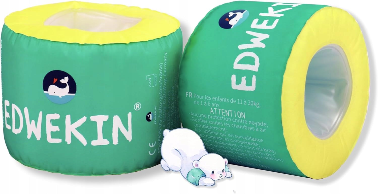 Foam Inflatable Swimming Sleeves for Kids Green Manufacturer code 62353