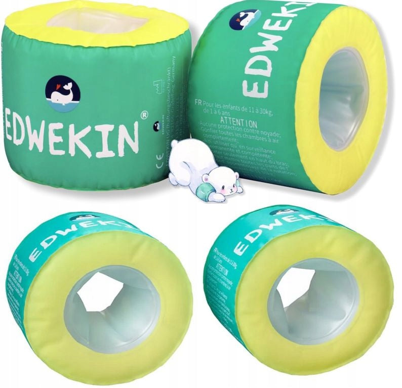 Foam Inflatable Swimming Sleeves for Kids Green