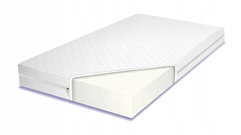Foam Mattress 120x200x8cm Double Sided H3 with Cover Anti-allergic V