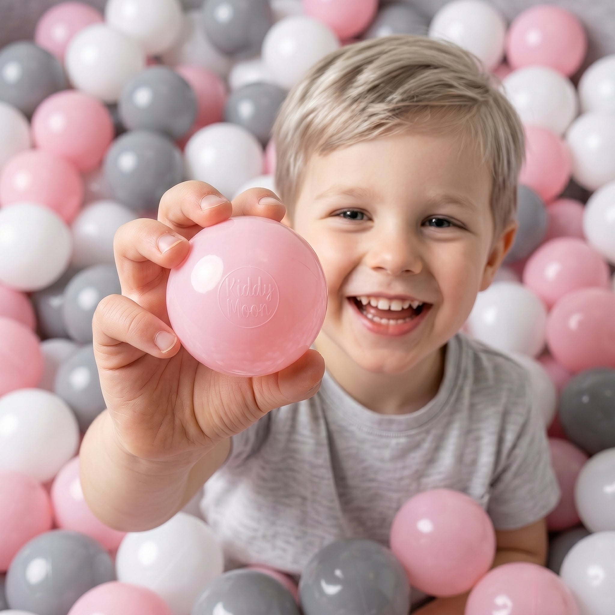 Foam Set Square Toys FOR CHILDREN pool with balls 300 balls KiddyMoon Manufacturer code 5902687467907