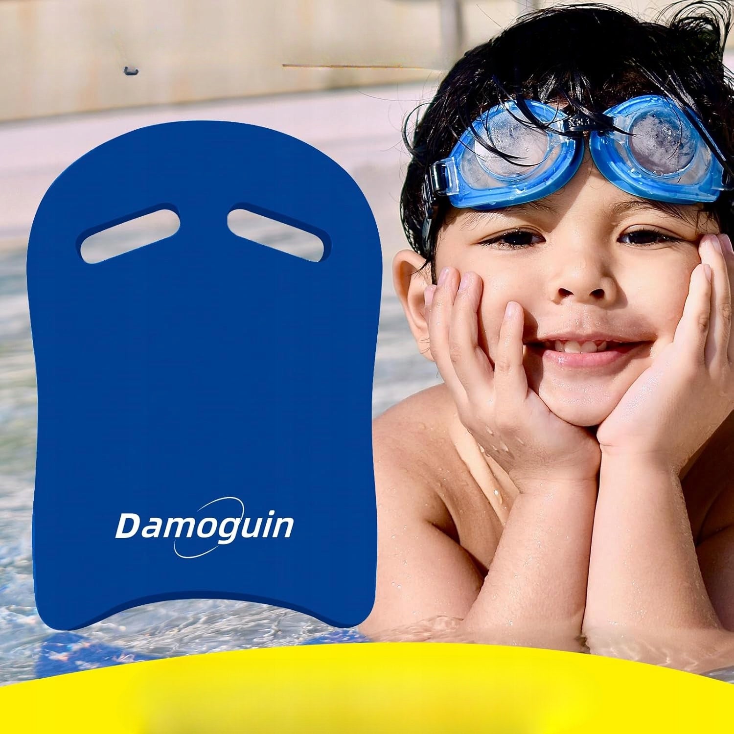 Foam Swimming Board for Swimming Pool Learning Lightweight with Hole Blue Brand no brand