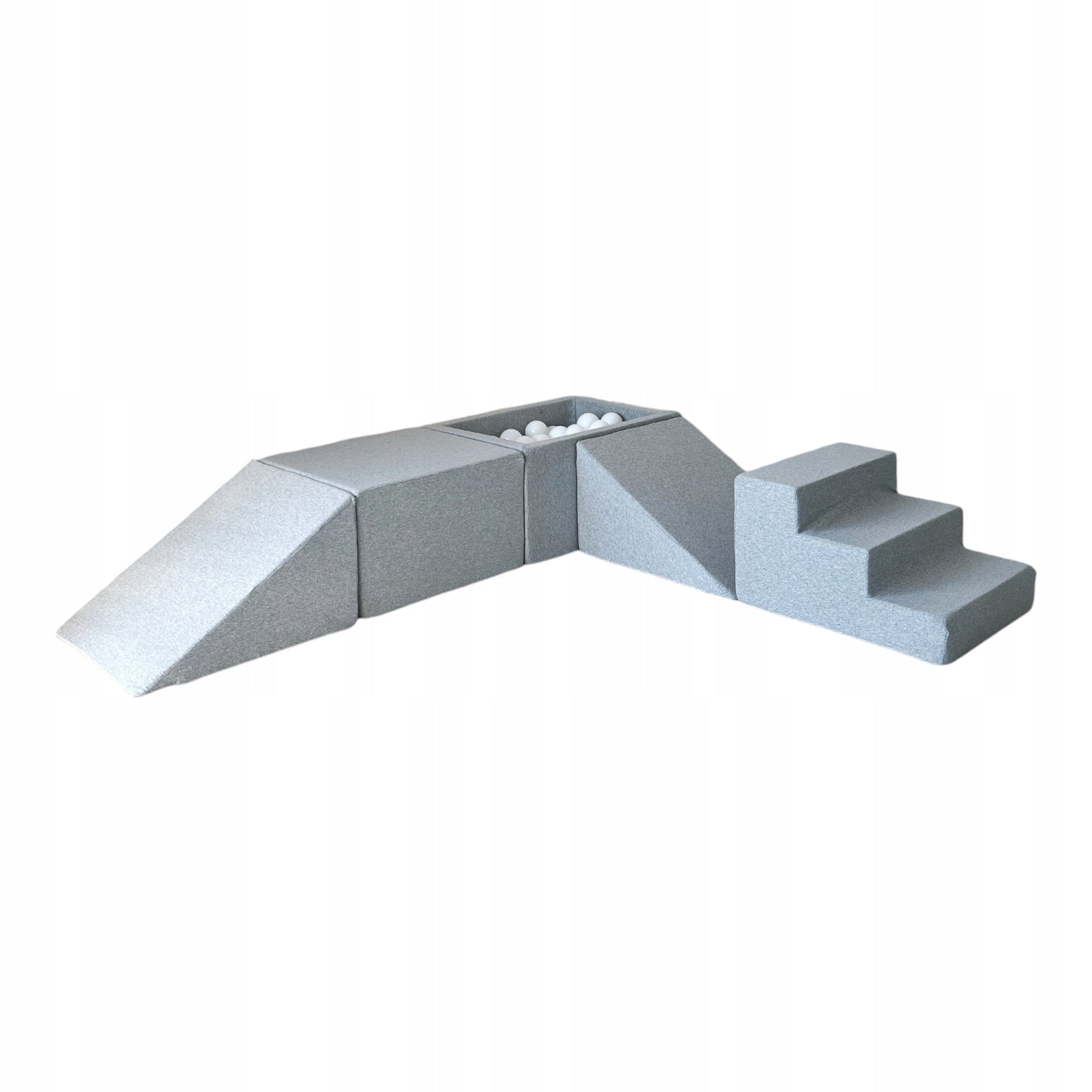 Foam square toys MONIO - light grey - ANY MIX