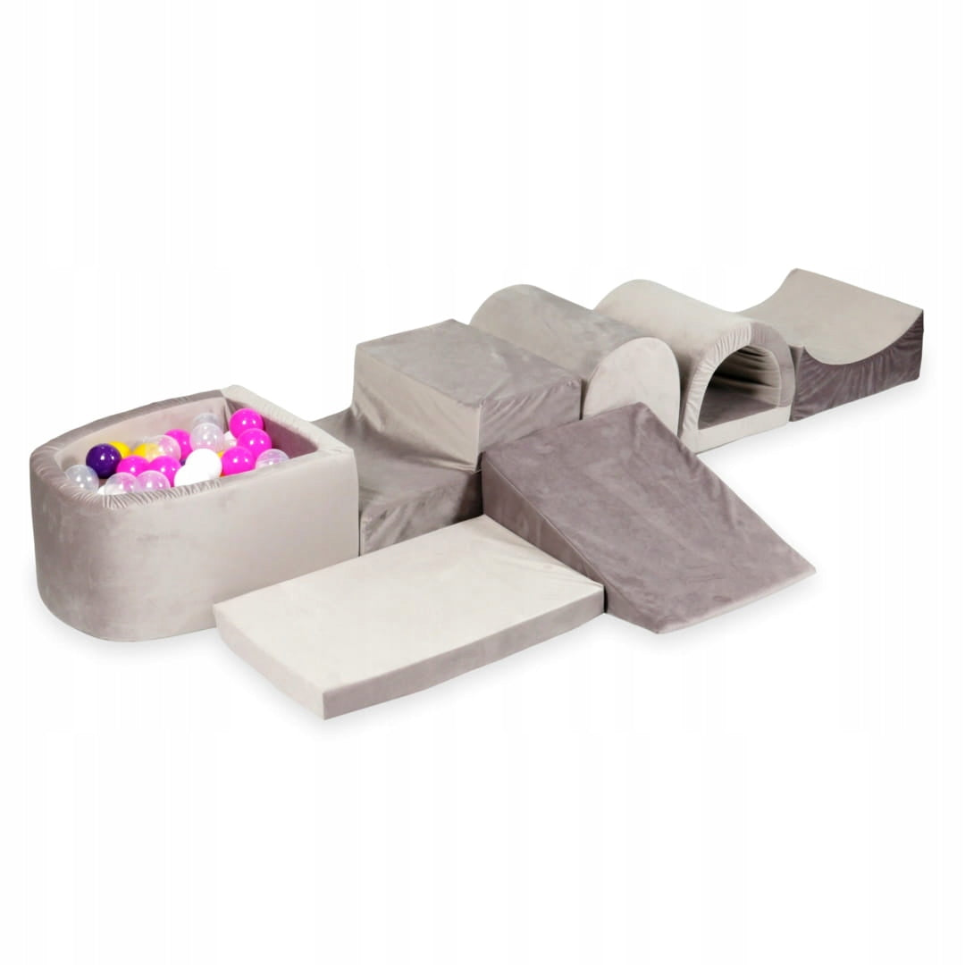 Foam square toys with swimming pool micro Velvet lila