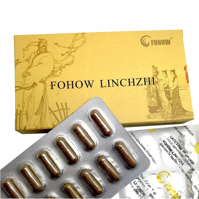Fohow LINCHZHI Reishi Improving Brain Function BRAIN CAPSULES 24 Pack Brand Fohow