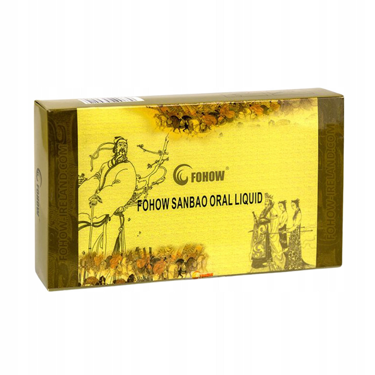 Fohow SANBAO Oral Liquid -Elixir Three Gems Cordyceps Linchzhi 4 x 30ml