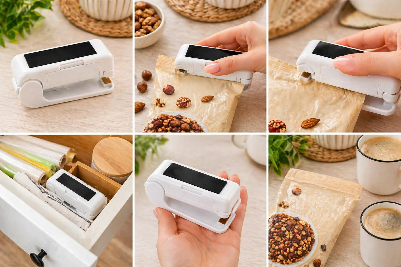 Foil Welding Machine Mini Handheld USB Packing Machine Tight Seal Packaging status original