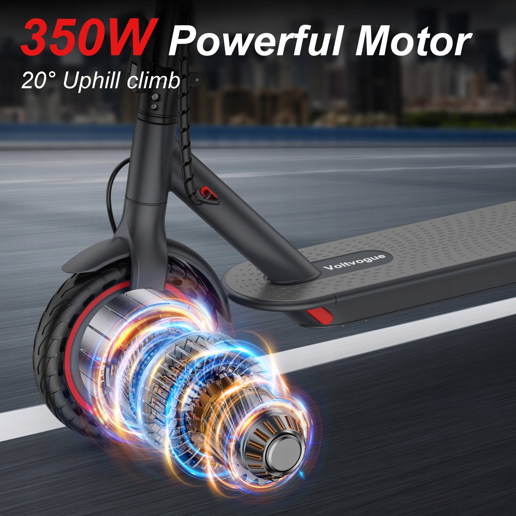 Fold Electric Scooter 350W 30KM APP 8.5" IP65 Dual Brakes 120KG LADPED LP Manufacturer code 6060