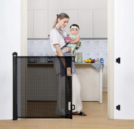 Fold-out gate for a child, dog, cat 136 cm