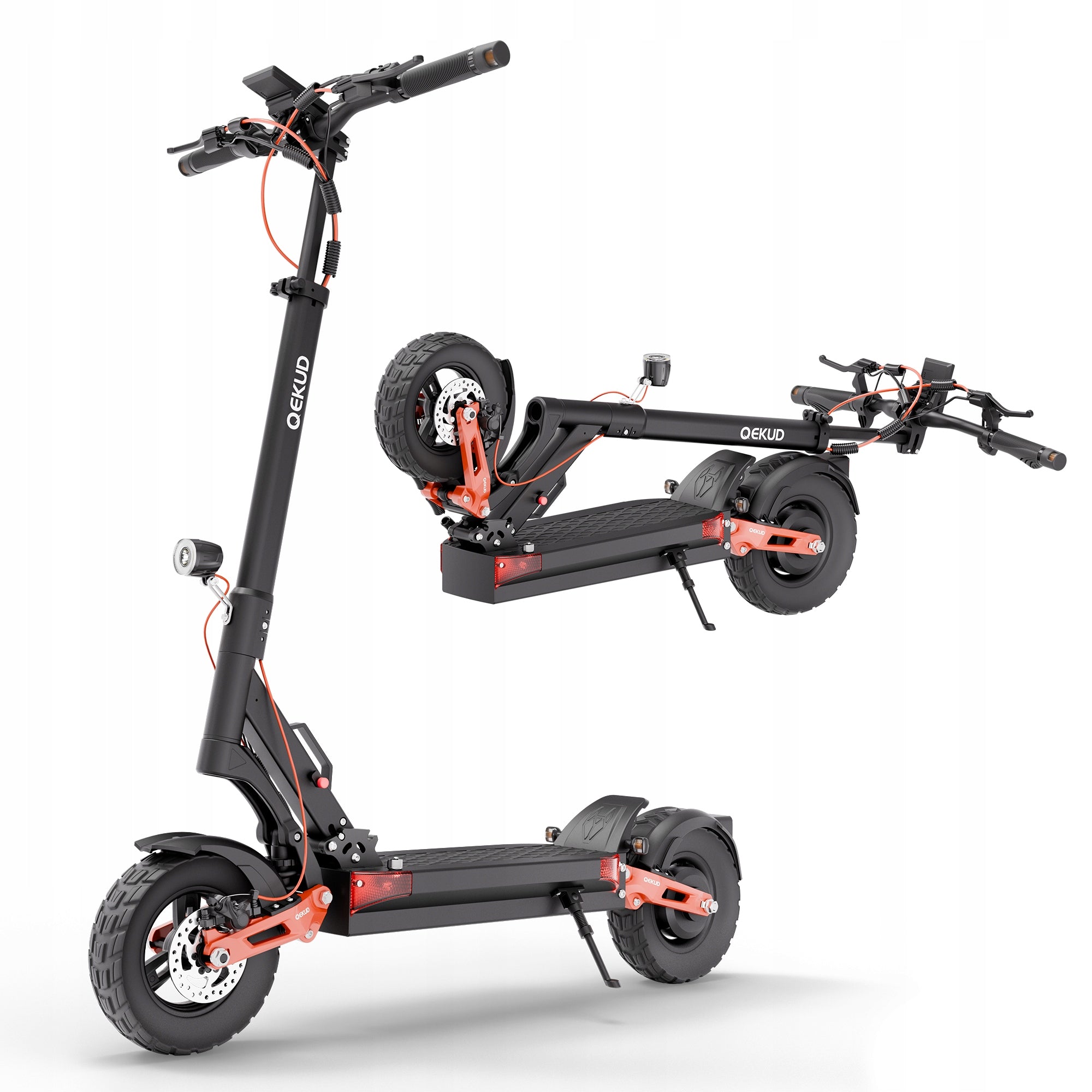 Foldable Qekud T6E Pro ABE Scooter, 20km/h Max Speed Meets EU Traffic Rules