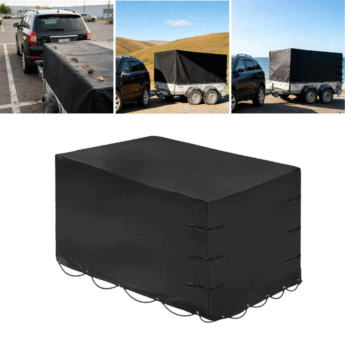 Foldable RV Campers Cover Weather Protection Dustproof Protective 600D
