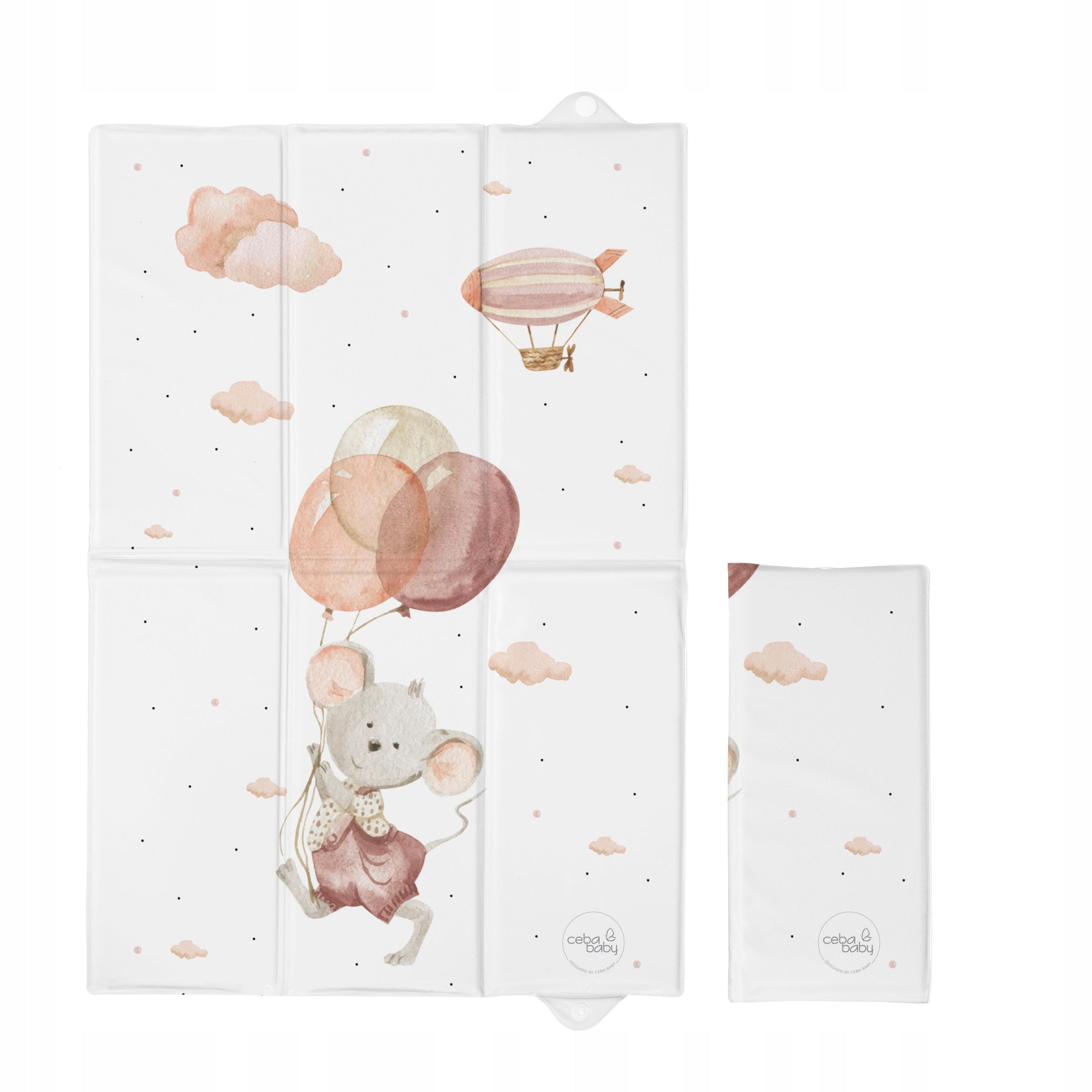 Foldable changing mat for travel 40x60 Ceba baby Mouse