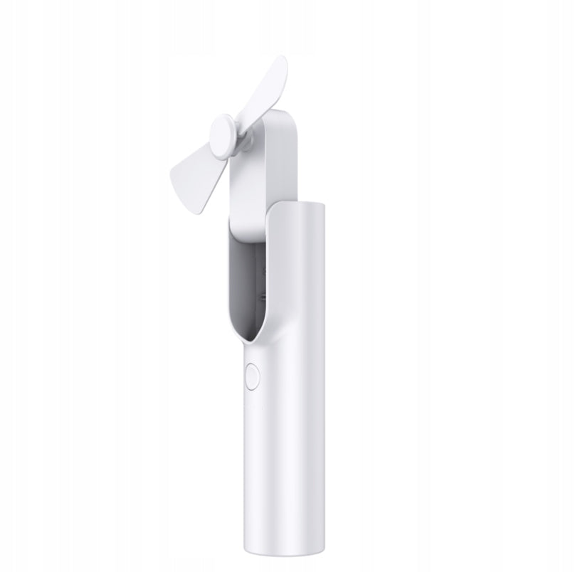 Foldable handheld fan with powerbank white 3 levels USB-C 4800mAh