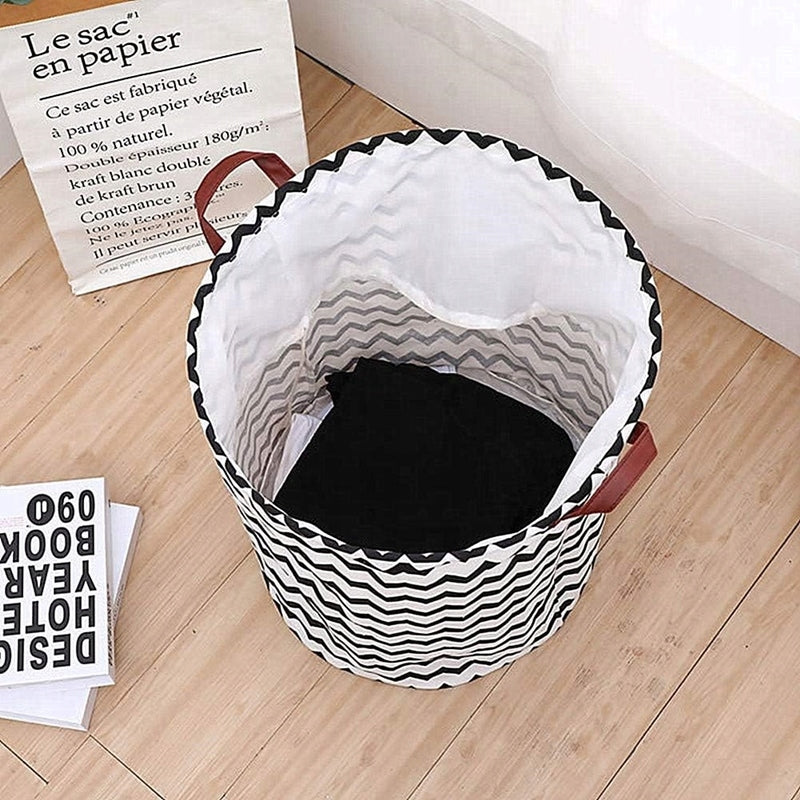 Folding Basket for Toys Container Laundry Bag Zigzags Organizer 50 cm Manufacturer code CH-263104