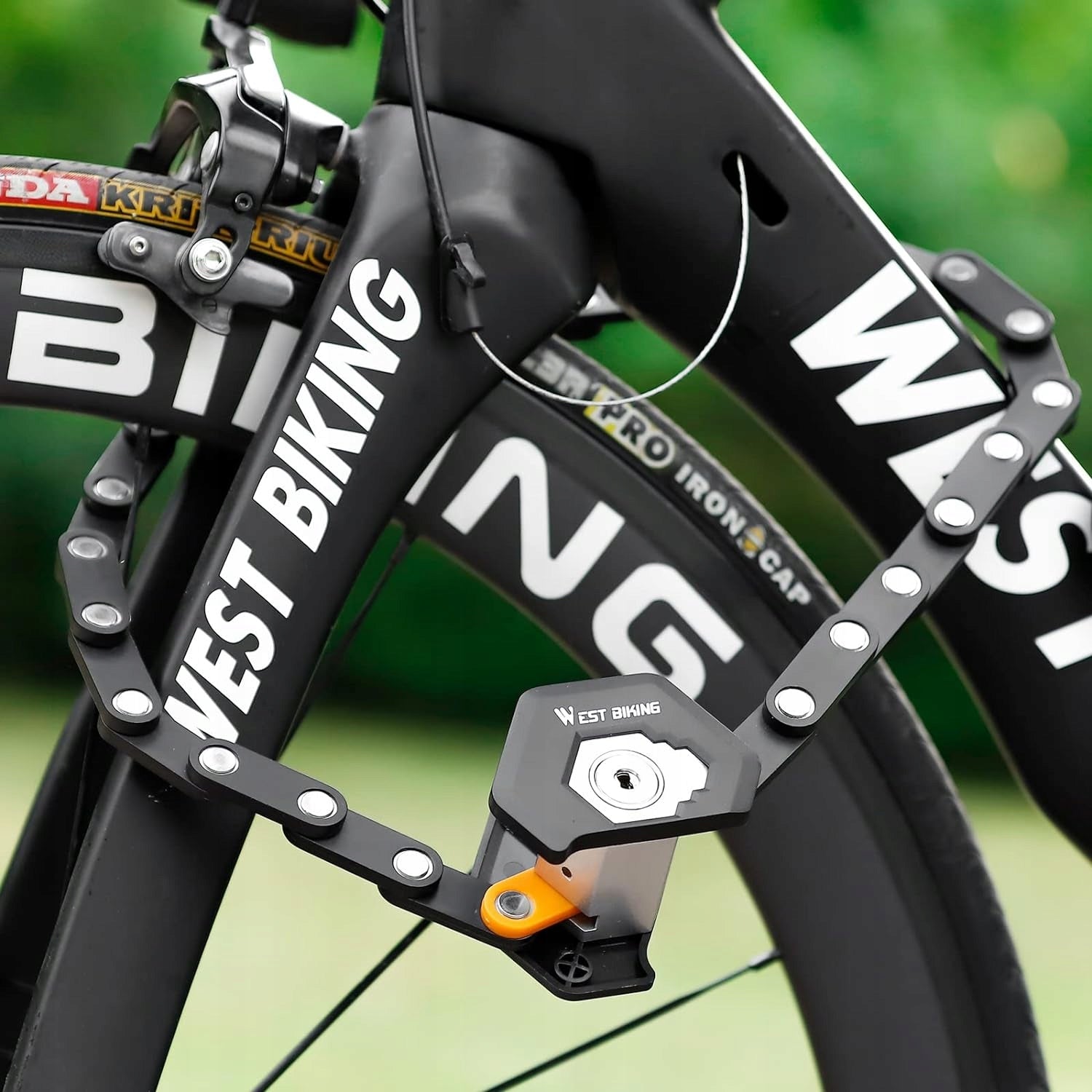 Folding Bicycle Lock Included 3 Road Mountain Bike Keys Weight 720 g
