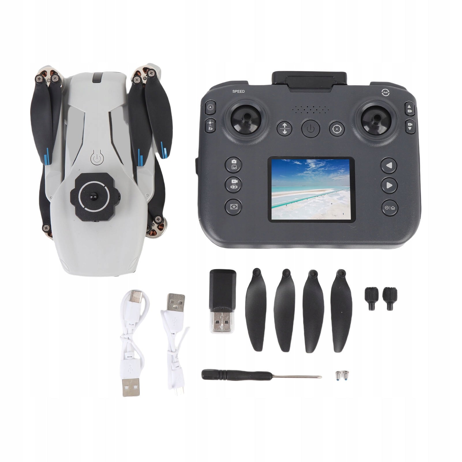 Folding Drone with Remote Control for WIFI Camera Anti Shake Brushless HH