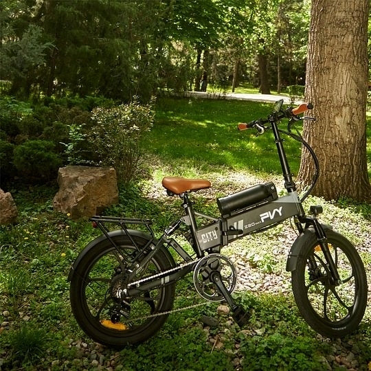 Folding Electric Bike PVY Z20 MAX 250W 36V 25,6Ah 25KM/H 200KM 20" EU Brand PVY