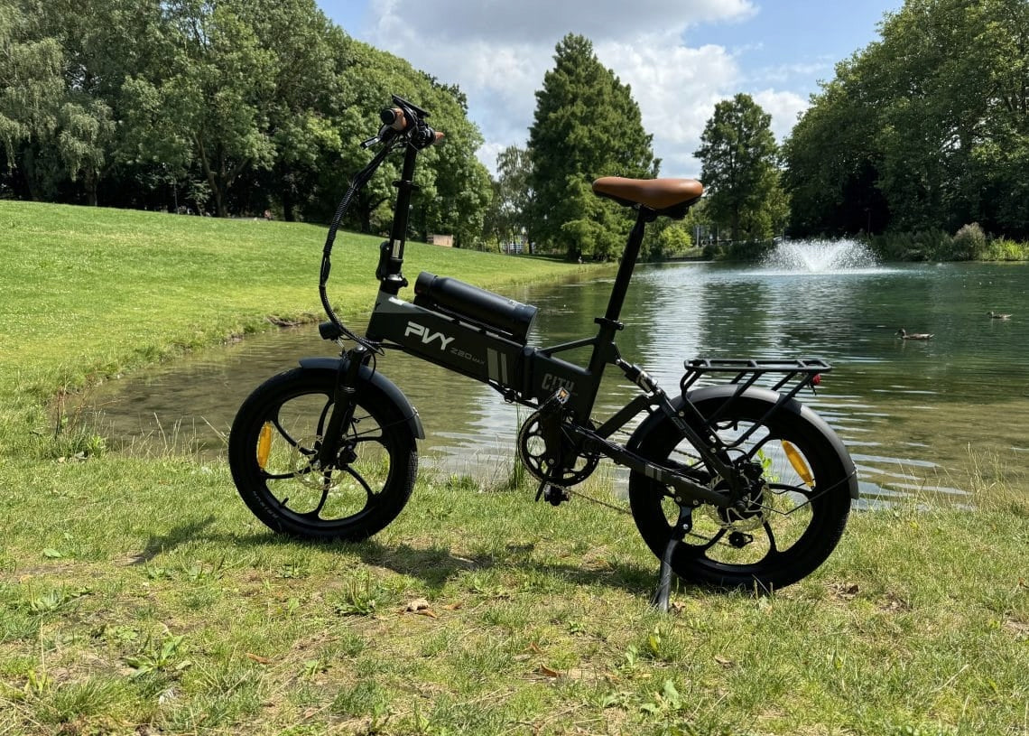 Folding Electric Bike PVY Z20 MAX 250W 36V 25,6Ah 25KM/H 200KM 20" EU Foldability partially assembled, calibrated