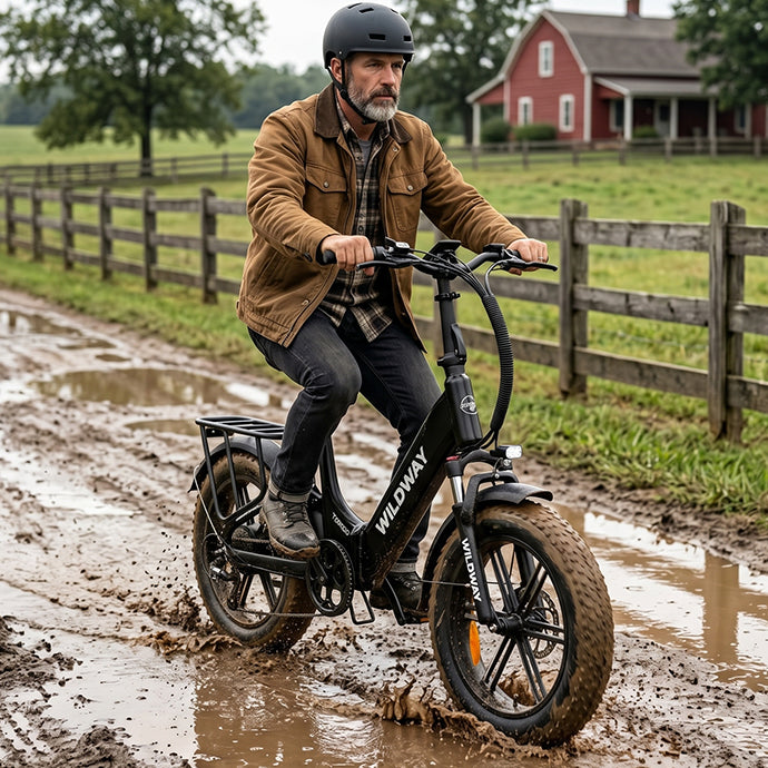 Folding Electric Bike WILDEWAY TORPEDO H20 250W 68NM 15AH 25km/h 100HP Maximum rated power electric bike (under 250W)