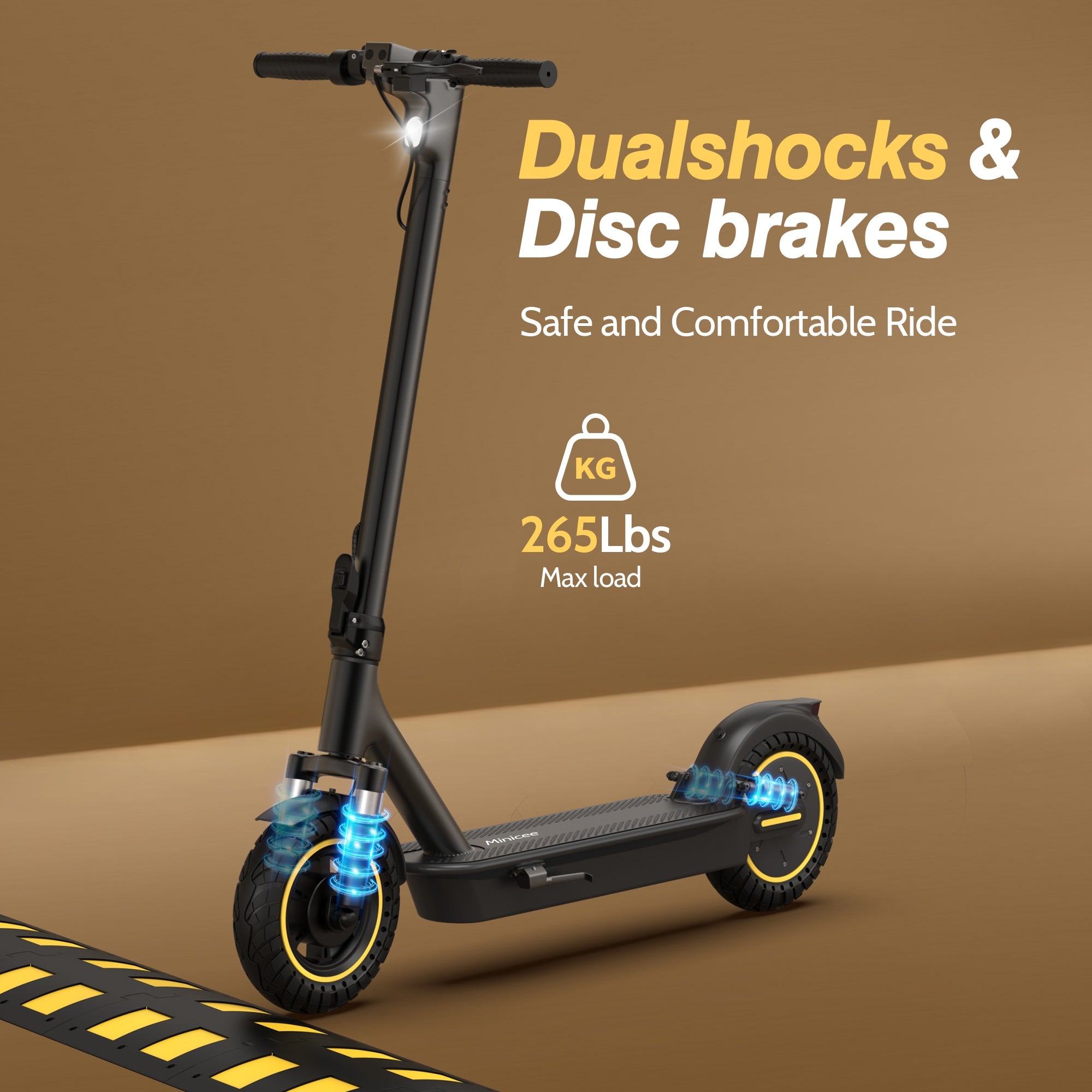 Folding Electric Scooter 1000W 14.5Ah 45km 10cali APP MINICEE ESMAX Model MINICEE-ESMAX