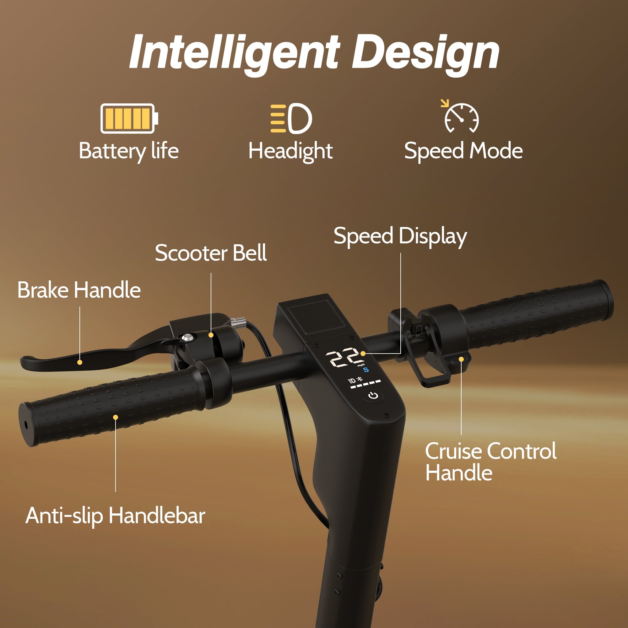 Folding Electric Scooter 1000W 14.5Ah 45km 10cali APP MINICEE ESMAX Weight 18.5 kg