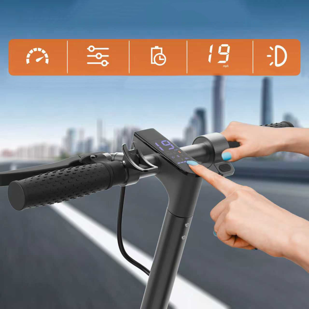 Folding Electric Scooter AOVOPRO TX01XB 350W 20km/h 25KM + 11L Seat Bag APP Engine power 350 W