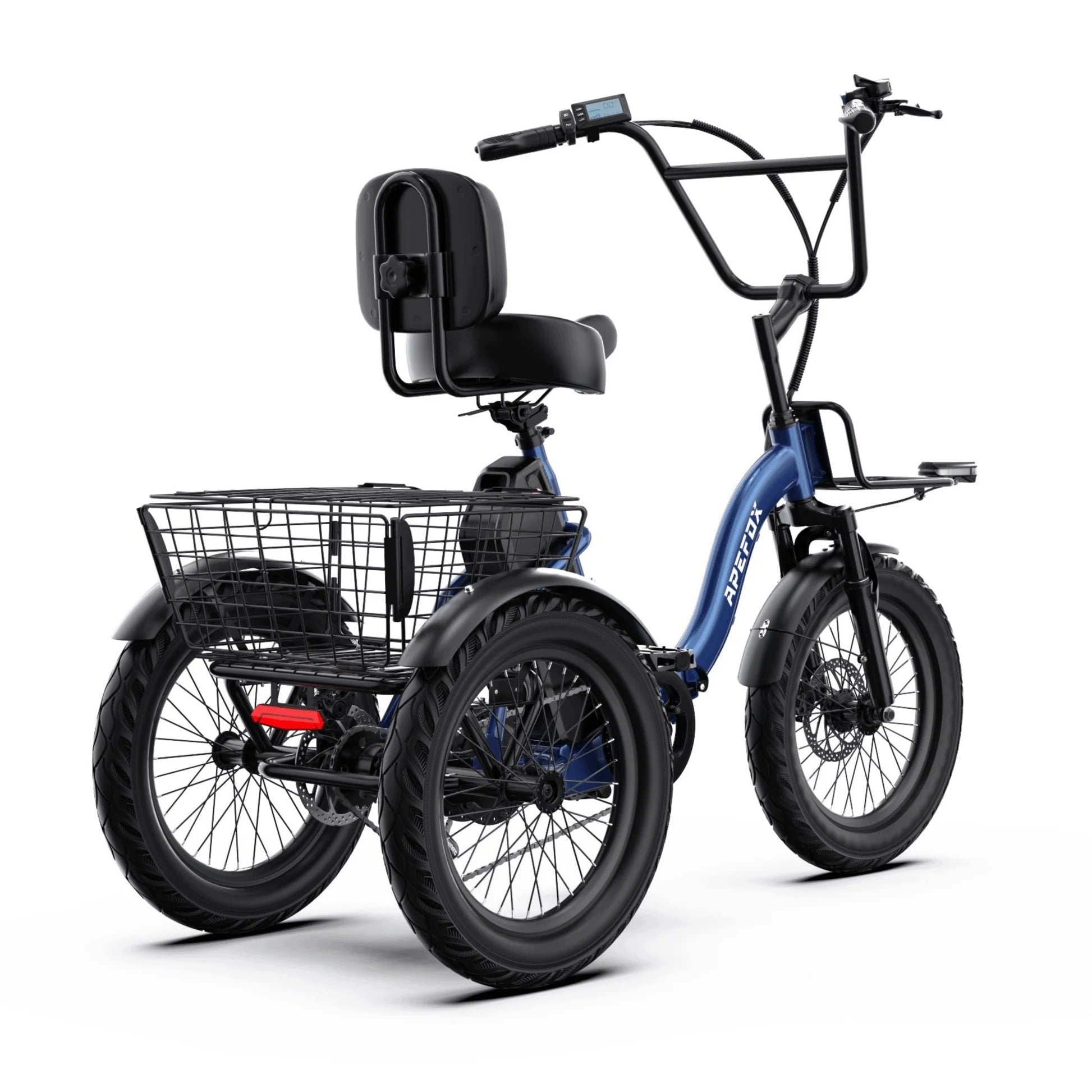Folding Electric Tricycle APEFOX RH30 500W 25KM/H 15AH 80km Brand APEFOX