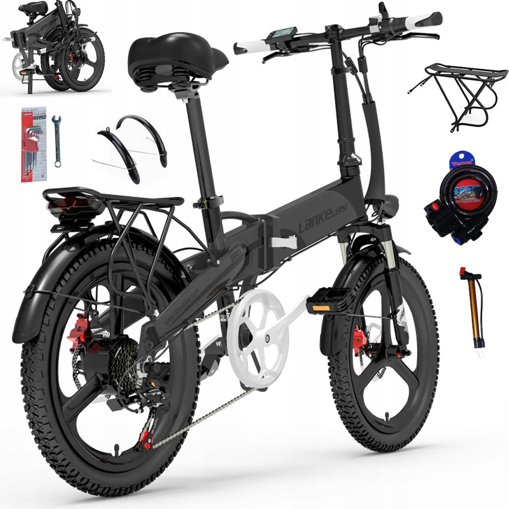 Folding Electric Vehicle for Adults LANKELEISI G660 750W 110KM 35km/h