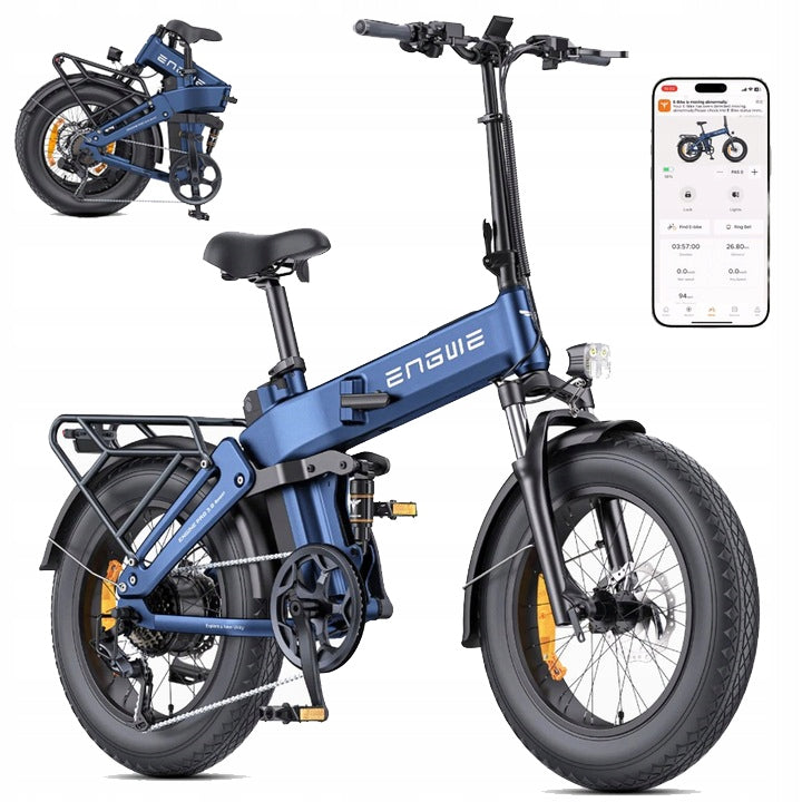 Folding Electric vehicle Engwe Engine Pro 3.0 Boost 250W 48V 15AH 130km
