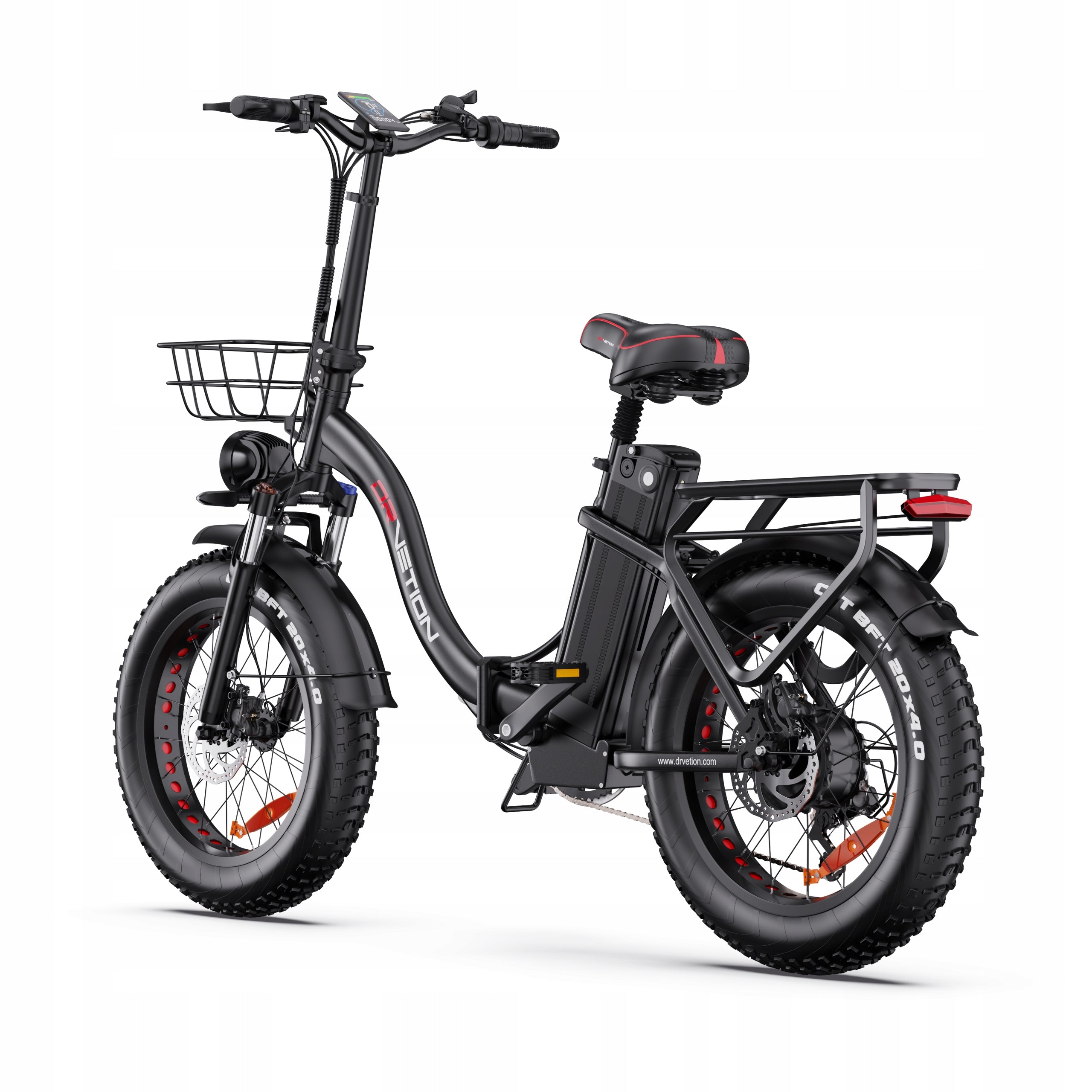 Folding Electric vehicles 1000W Samsung 20AH 45KM/H Torque sensor +APP NFC Brand Drvetion