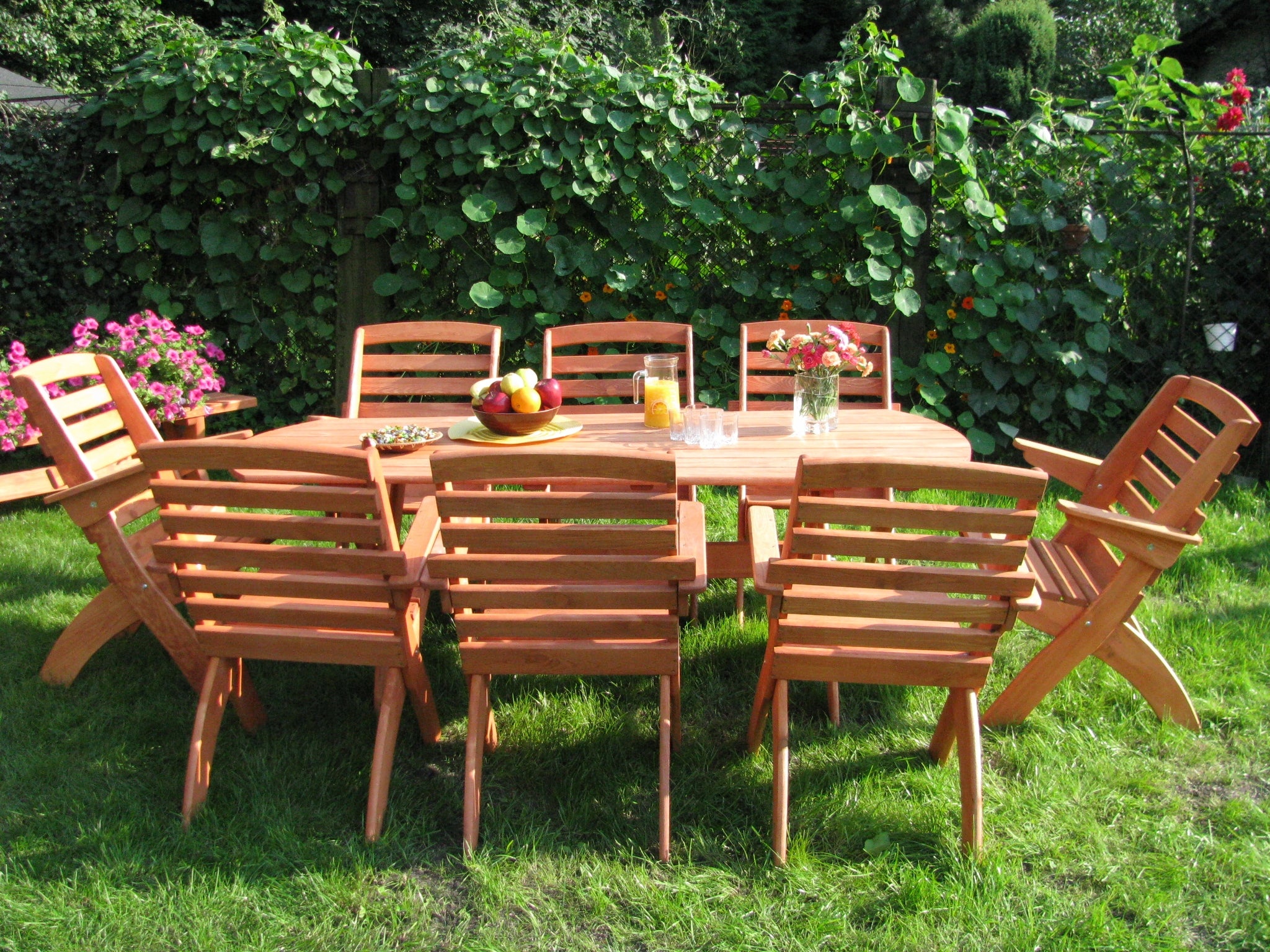 Folding Garden Furniture Set, Wooden Terrace Furniture, Furniture Set EAN (GTIN) 5905563495506