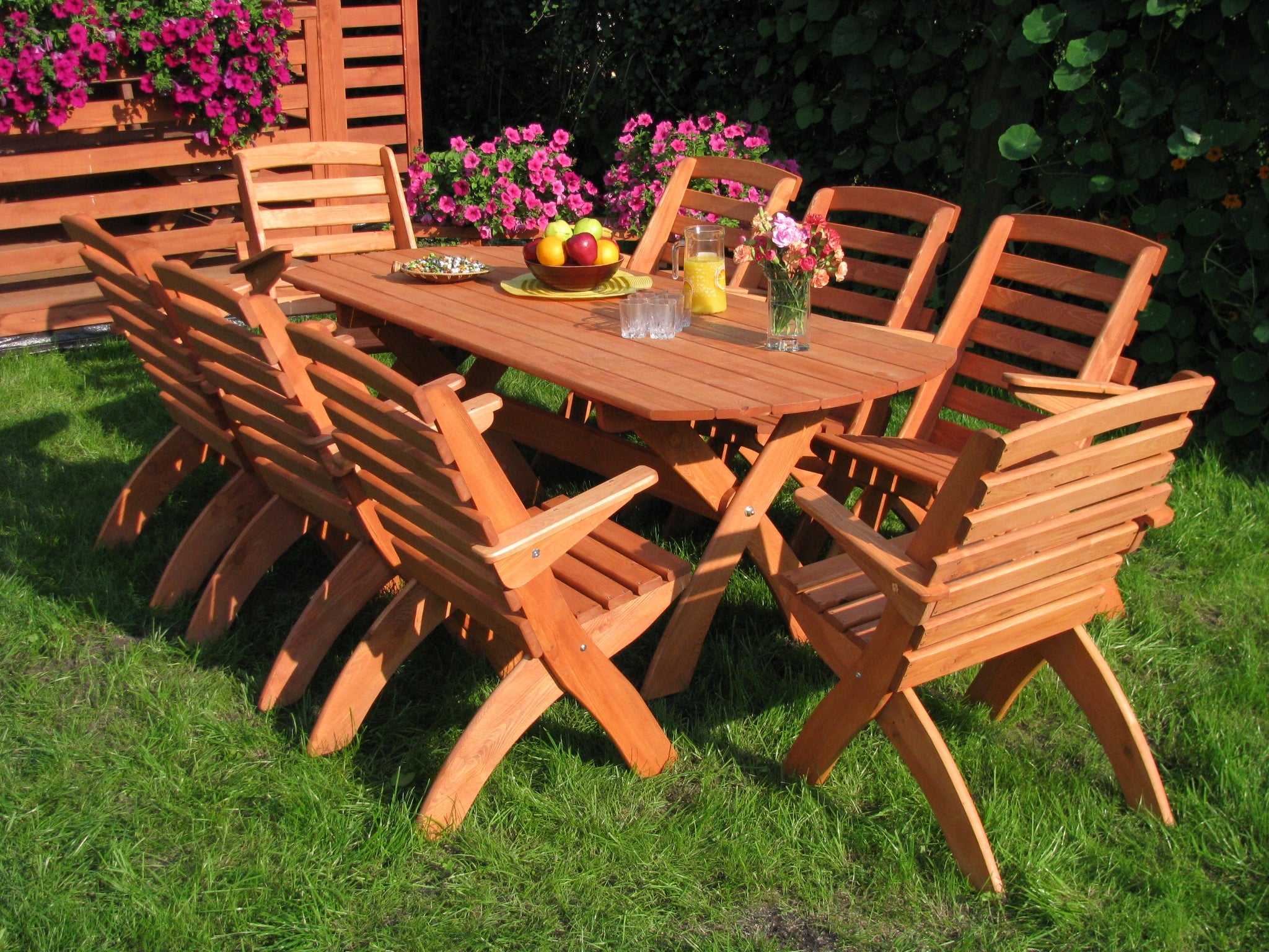 Folding Garden Furniture Set, Wooden Terrace Furniture, Furniture Set Manufacturer Stolldrew